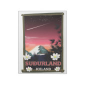 Reisposter Zuidland IJsland Notitieblok (Linkerzijde)