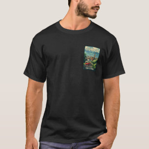 Reisposter Zürich Zwitserland T-shirt