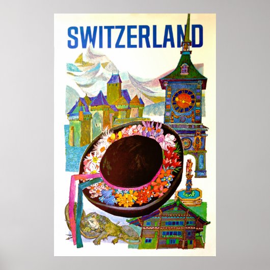 reisposter Zwitserland Poster (Voorkant)