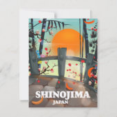 Reisposterkaart van Shinojima (Voorkant)