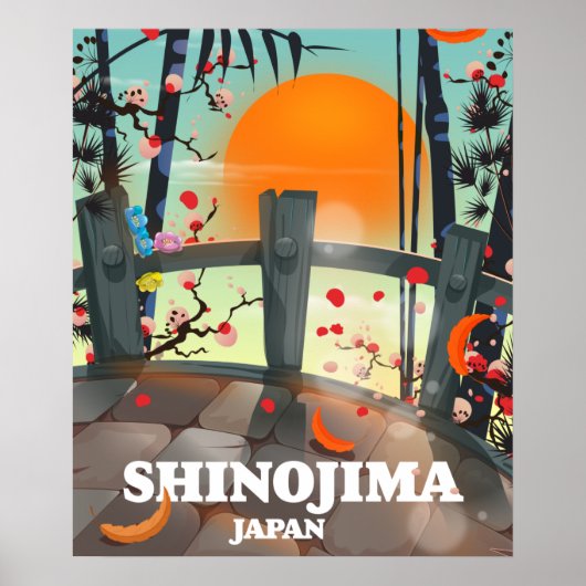 Reisposterkaart van Shinojima Poster (Voorkant)