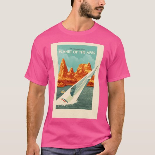 Reisposters - De verboden zone van de planeet T-shirt (Voorkant)