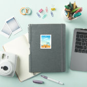 Reispostzegel uit Fes, Marokko Sticker (iPad Cover)