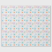 Reispostzegels Cadeaupapier (Vlak)