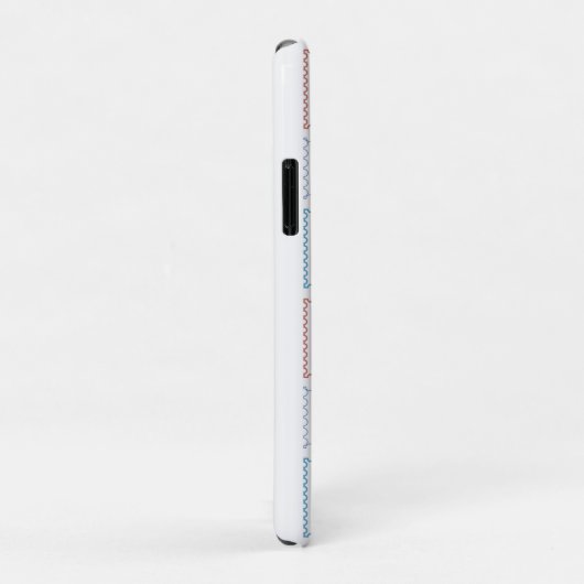 Reispostzegels Case-Mate iPhone Case (Achterkant/rechts)