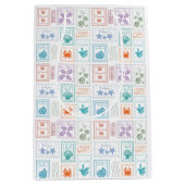 Reispostzegels Medium Cadeauzakje (Voorkant)