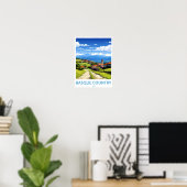 Reisprent Baskenland Muur Kunst Baskenland Poster (Thuiskantoor)