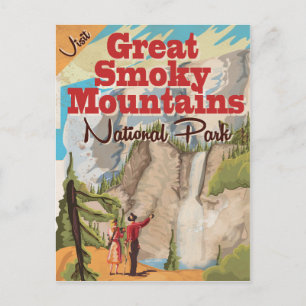 Reisprent Great Smoky Mountains. Briefkaart