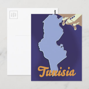 Reisprent Tunesië uit het verleden Briefkaart