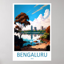 Reisprenten Bengaluru Muurdecoratie Bengaluru Muur