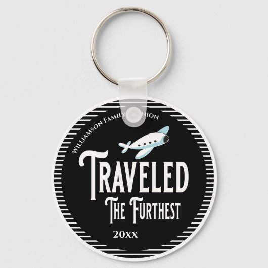 Reisprijs voor de vierde vliegprijs sleutelhanger (Voorkant)