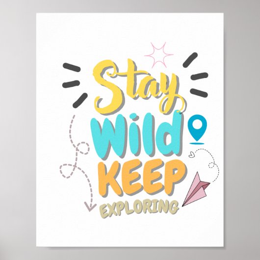 Reisquote Muurkunst Poster (Voorkant)