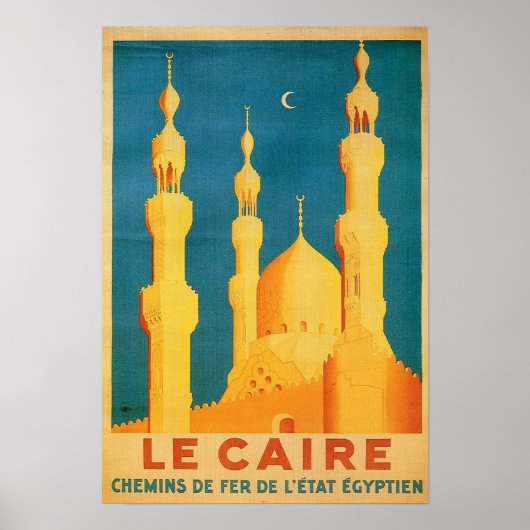  reisreclame in Caïro Poster (Voorkant)