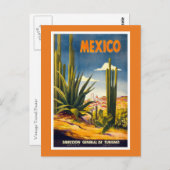  reisreclame in Mexico Briefkaart (Voorkant / Achterkant)