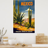  reisreclame in Mexico Poster (Keuken)