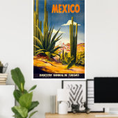  reisreclame in Mexico Poster (Thuiskantoor)