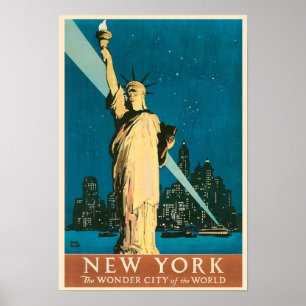  reisreclame in New York Poster