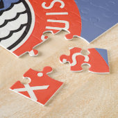 Reisreclame, Zwanenvogel Hotel Monney Zwitserland Legpuzzel (Zijkant)