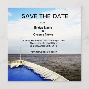 Reisreis cruise Ship Save the Date