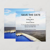 Reisreis cruise Ship Save the Date (Voorkant / Achterkant)