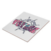 Reisreis Tegeltje (Zijkant)