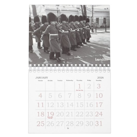 Reisreizen door de jaren heen kalender (Jan 2026)