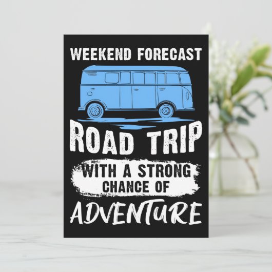 Reisreizen en reizen save the date (Staand voorkant)