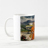 Reisreizen, Toeristen op het platform van de lucht Koffiemok (Links)