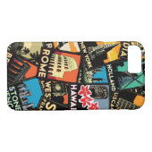 Reisretro Europe azië usa Case-Mate iPhone Case (Achterkant (Horizontaal))
