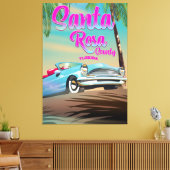 Reisrooster Santa Rosa County Florida Canvas Afdruk (Insitu (Woonkamer))