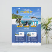 Reisroute Flyer Sjabloon (Staand voorkant)