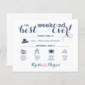 Reisroute voor marinescheepvaart en Blush Wedding  (Voorkant / Achterkant)