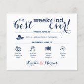 Reisroute voor marinescheepvaart en Blush Wedding  (Voorkant)