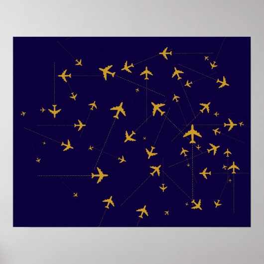 Reisroutes Poster (Voorkant)