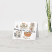 Reisschets Notecard: Cassoulet in Carcassonne Kaart (Voorkant)