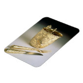 Reisset van een mes, vork, lepel en bekerglas magneet (Linkerzijde)