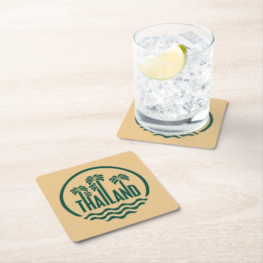 Reisstempel, Thailand Kartonnen Onderzetters (Insitu)