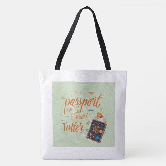 Reisstijl Tote Bag (Voorkant)
