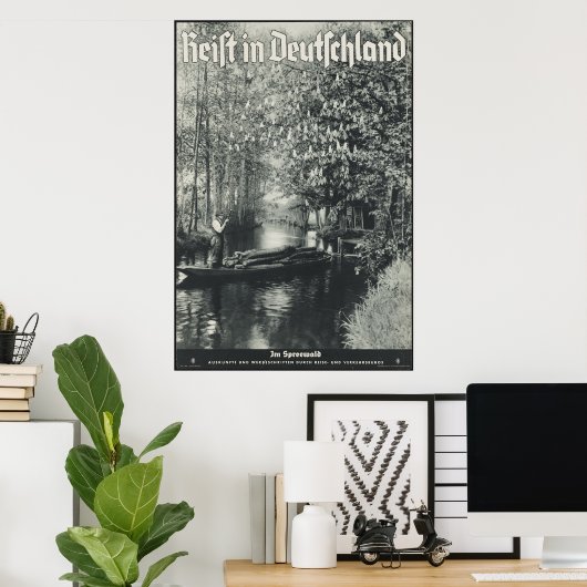 Reist in Duitsland Poster (Thuiskantoor)