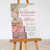 Reistas Koffer Welkom Bord Poster