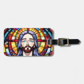 Reistas met Jezus Christus - Christelijke Aanpassi Bagagelabel (Voorkant horizontaal)