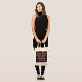 reistas tote bag (Voorkant (model))