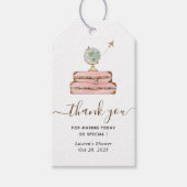 Reistassen Bruids douche Dank je Cadeaulabel (Voorkant)