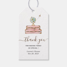 Reistassen Bruids douche Dank je