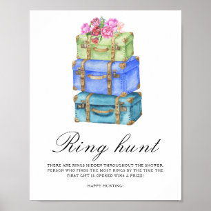 Reistassen Bruidschat - Ring zoek spel Poster