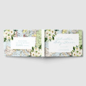 Reisthema Baby shower  kaart Aangepast Gastenboek (Volledig)