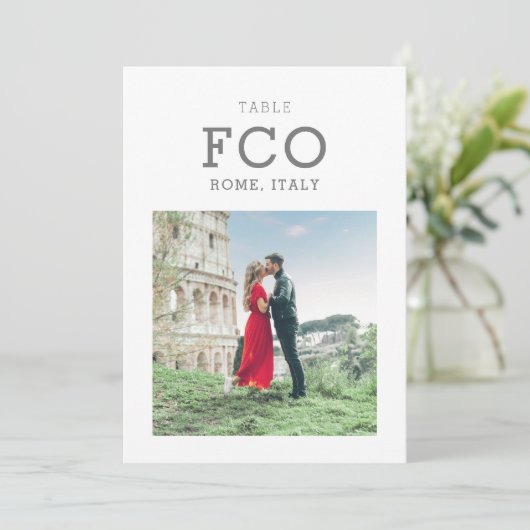 Reisthema Bestemming Fotolijst nummer Kaart (Staand voorkant)