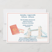 Reisthema bij pensionering kaart (Achterkant)