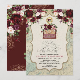 Reisthema kaart Avontuur Vrijgezellenfeest