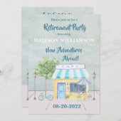 Reisthema Pensioenpartij Kaart (Voorkant / Achterkant)